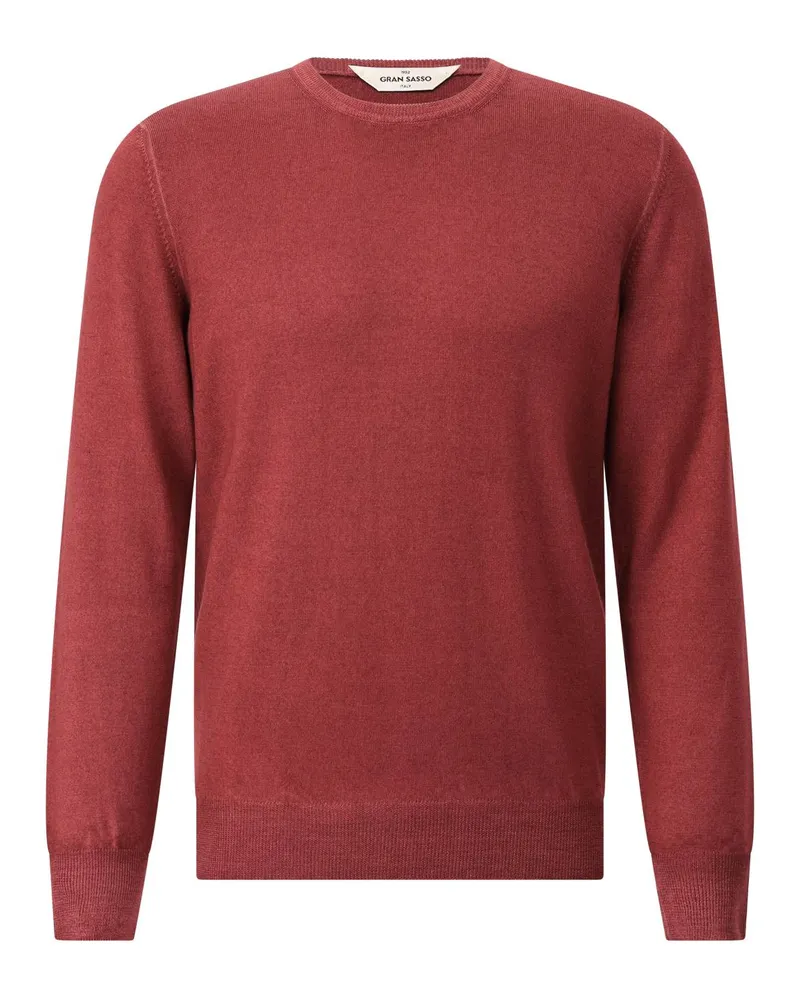 Gran Sasso Strickpullover aus Wolle Rot