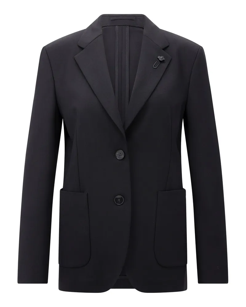 LARDINI Klassischer Blazer Schwarz