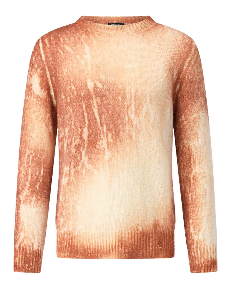 Avant Toi Strickpullover mit Kaschmir Orange