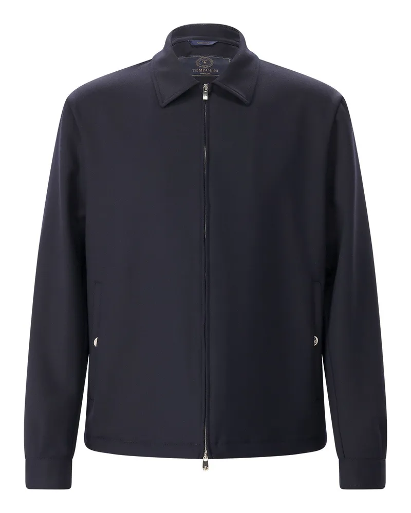 Tombolini Jacke aus Woll-Mix Navy