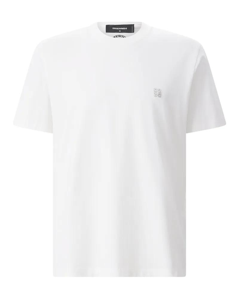 Dsquared2 T-Shirt mit Logo Weiß