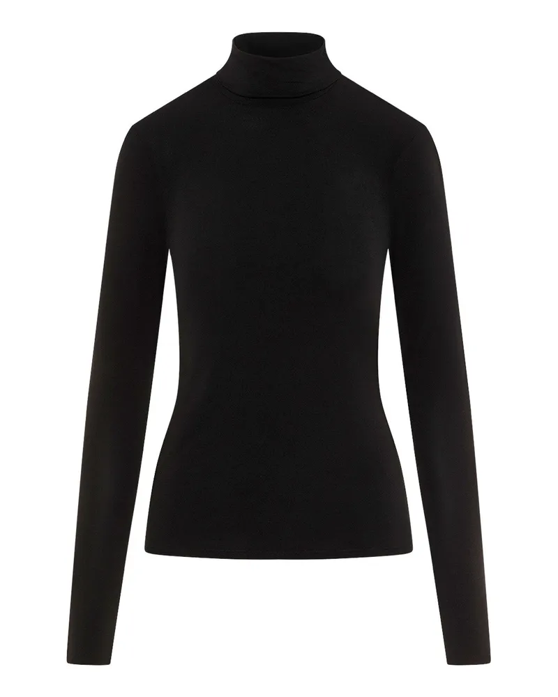 Marc Cain Langarmshirt mit Rollkragen Schwarz