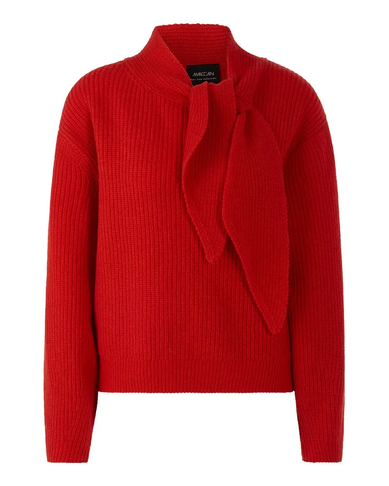 Marc Cain Pullover aus Grobstrick Rot