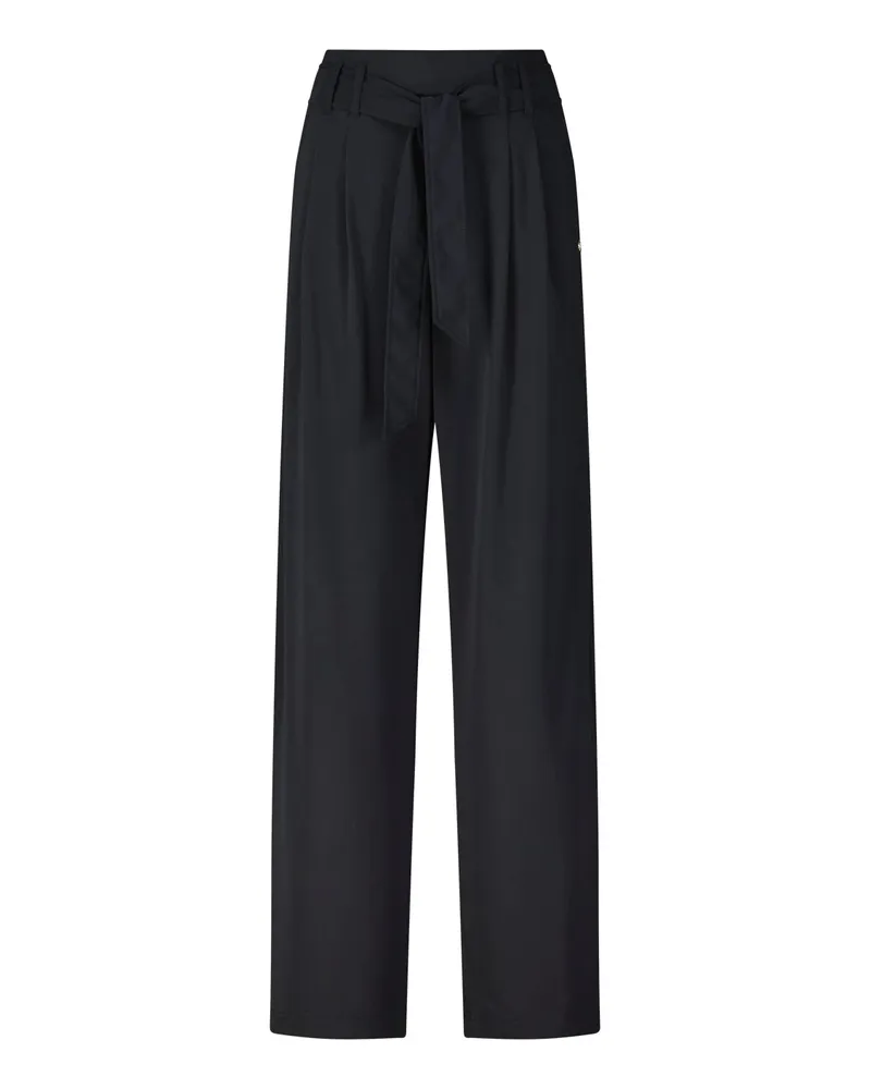 RAFFAELLO ROSSI  Weite Stoffhose Mayla Schwarz