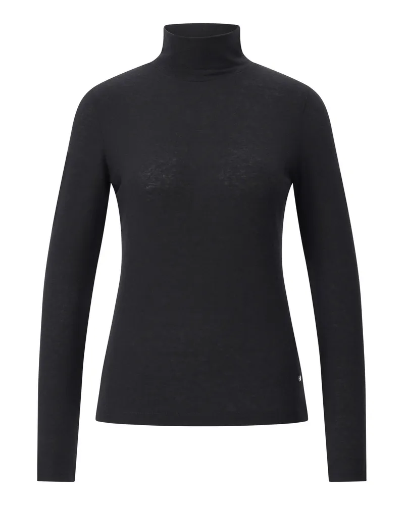 windsor. Leichtes Shirt mit Rollkragen Schwarz