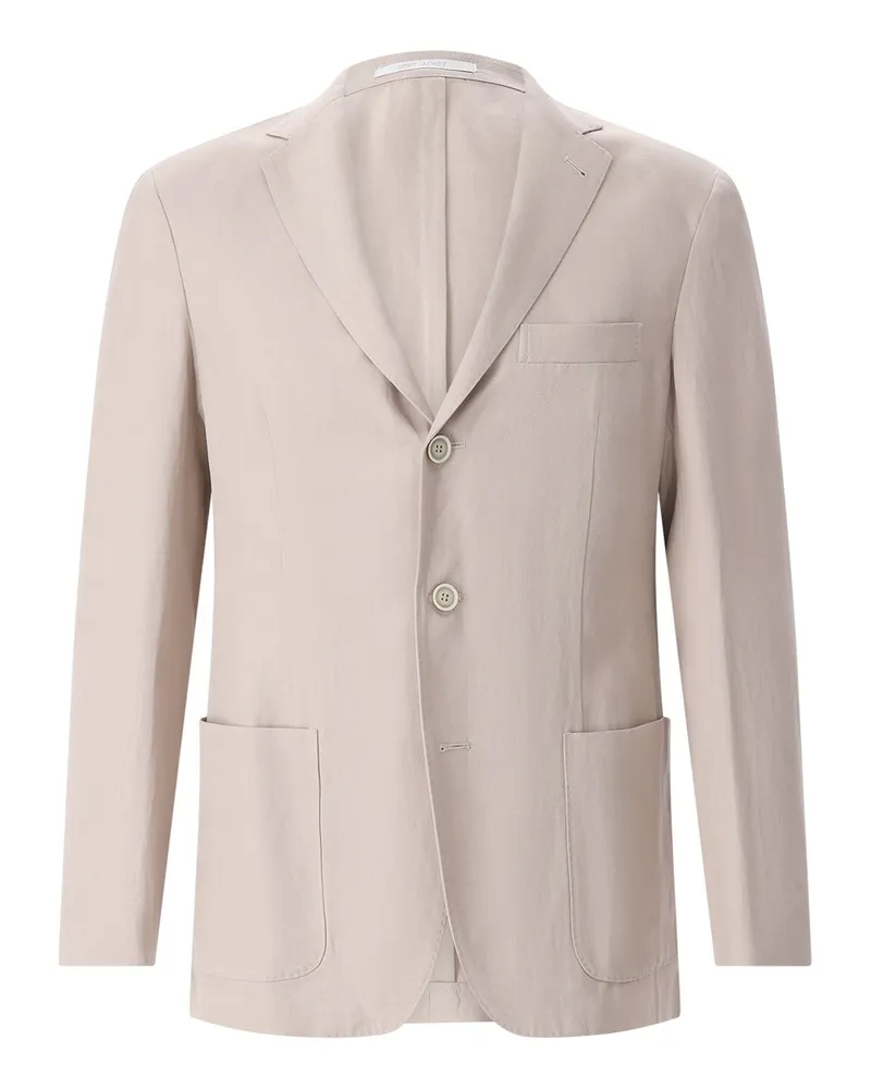 Eleventy Sakko aus Leinenmix Rosa