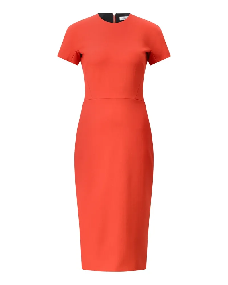 Victoria Beckham Figurbetontes Kleid Orange