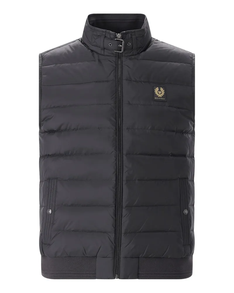 Belstaff Weste mit Logo Schwarz