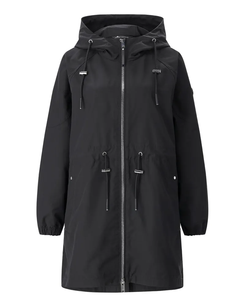 Moose Knuckles Jacke mit Logo Schwarz