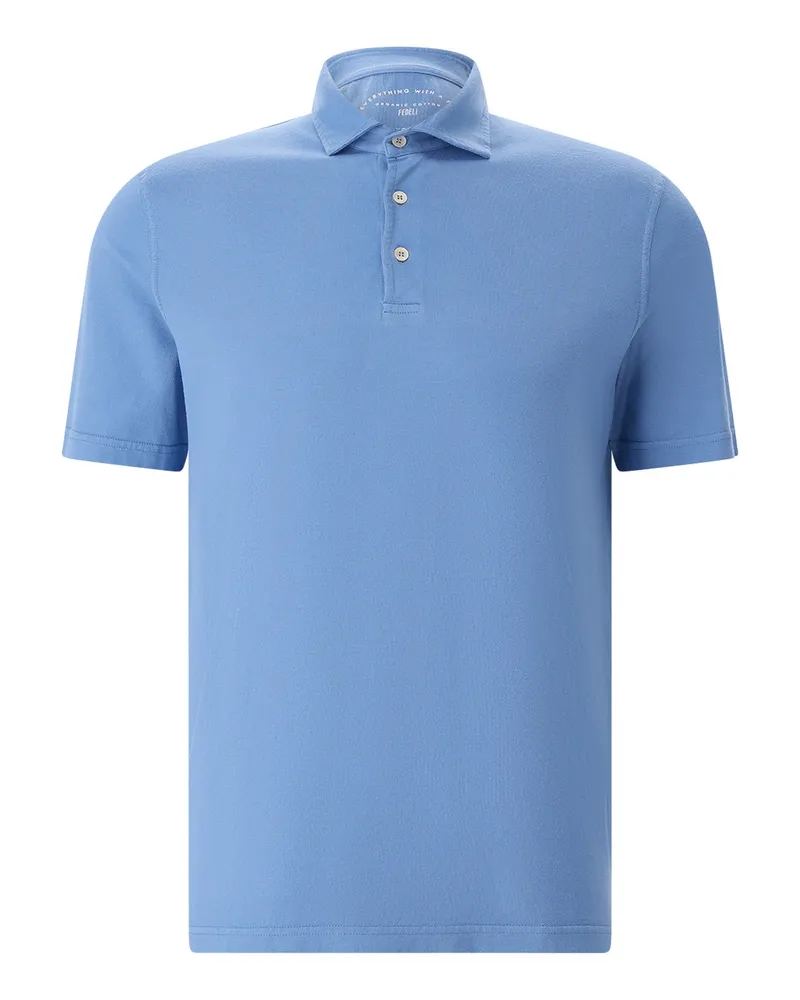Fedeli Poloshirt Zero Blau