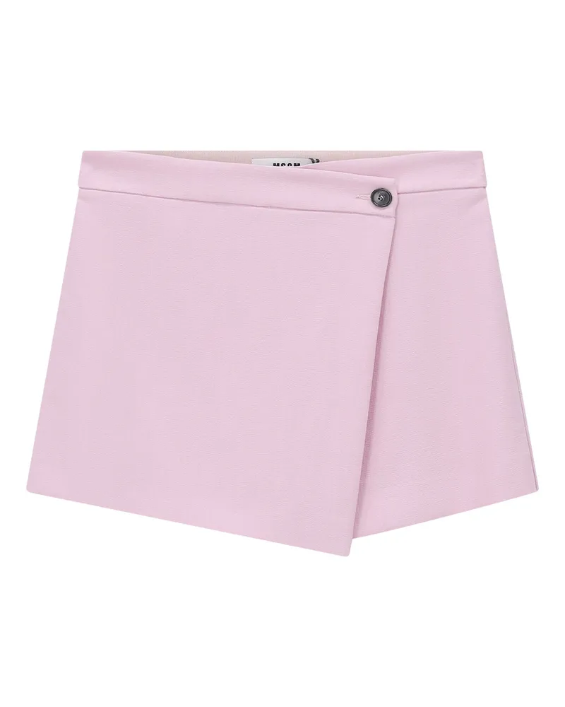 MSGM Skort im Wickeldesign Pink