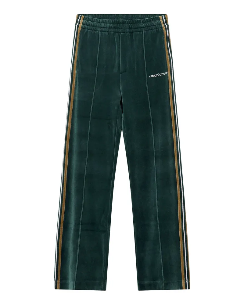 Casablanca Paris Sweatpants aus Baumwoll-Mix Grün
