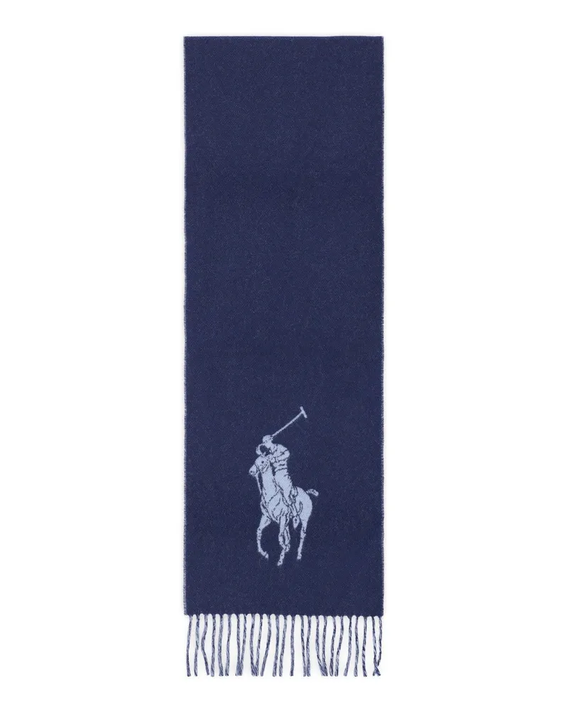 Ralph Lauren Schal mit Logo Blau