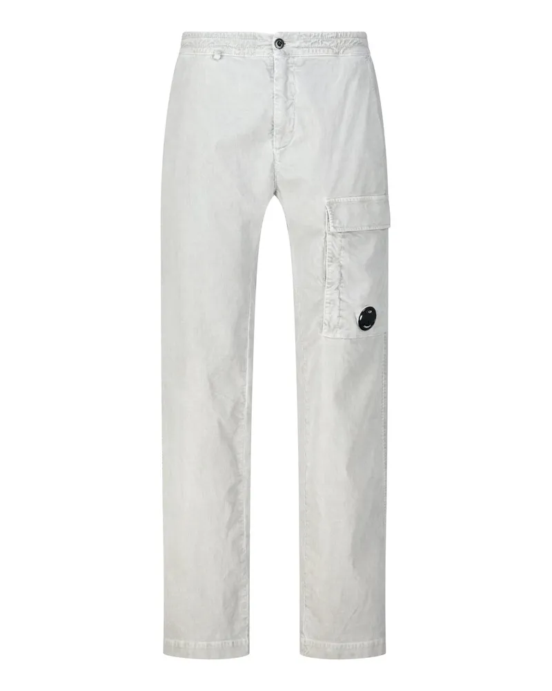 C.P. Company Cargohose aus Cord Graugrün