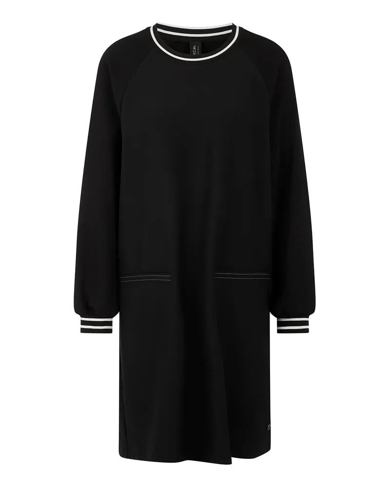 Marc Cain Midikleid aus Viskose-Mix Schwarz