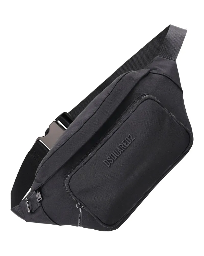 Dsquared2 Gürteltasche mit Logo Schwarz