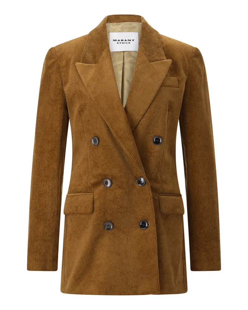 Isabel Marant Blazer Rasma aus Cord Braun