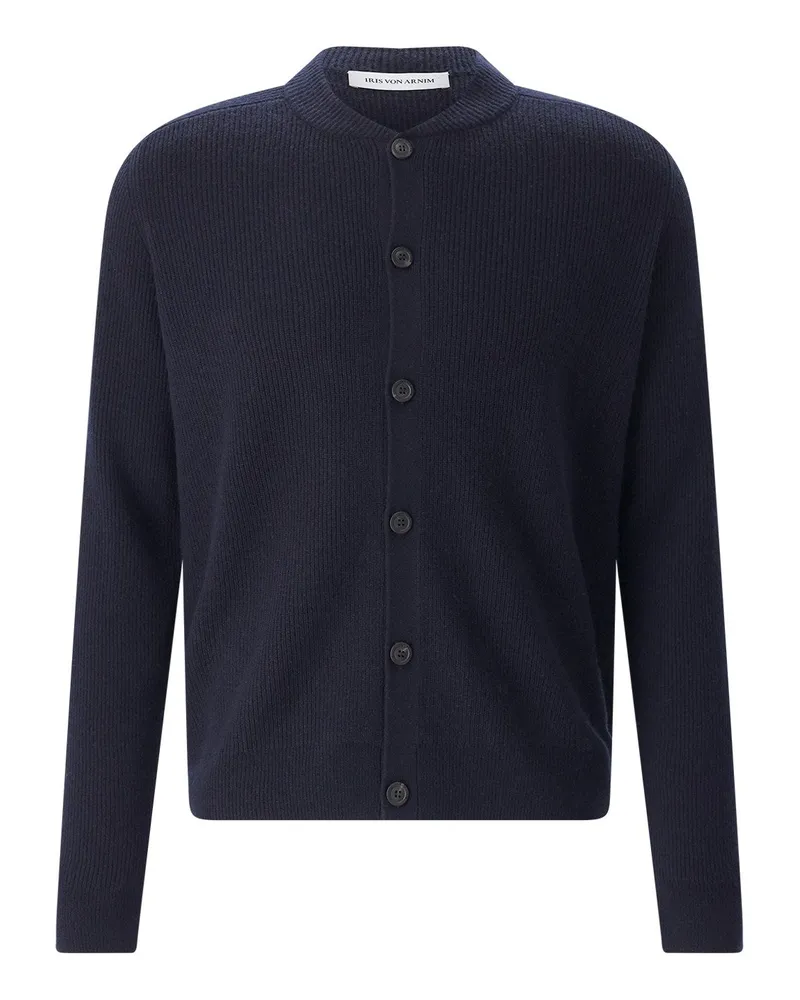 Iris von Arnim Strickjacke aus Kaschmir Dunkelblau