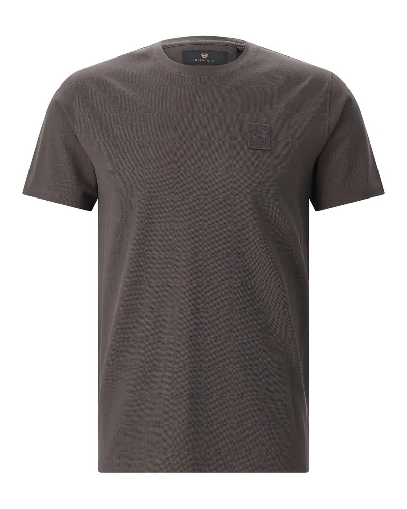Belstaff T-Shirt aus Baumwolle Dunkelbraun