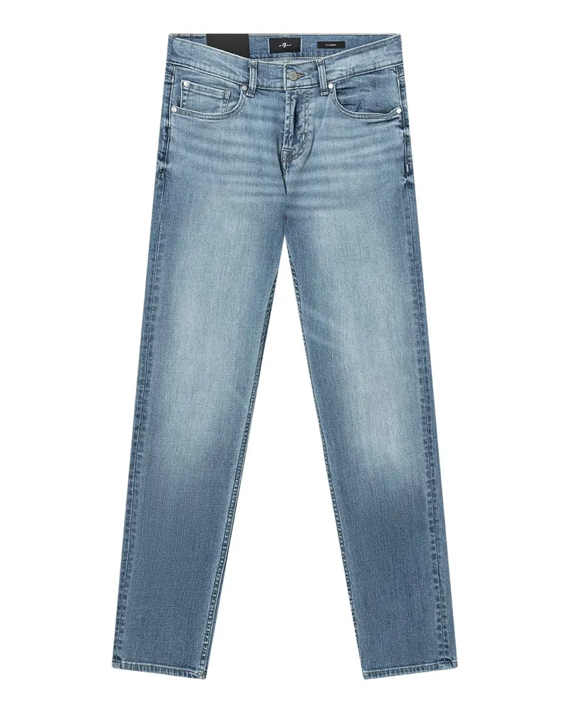 7 for all mankind Slim-Fit Jeans Hellblau
