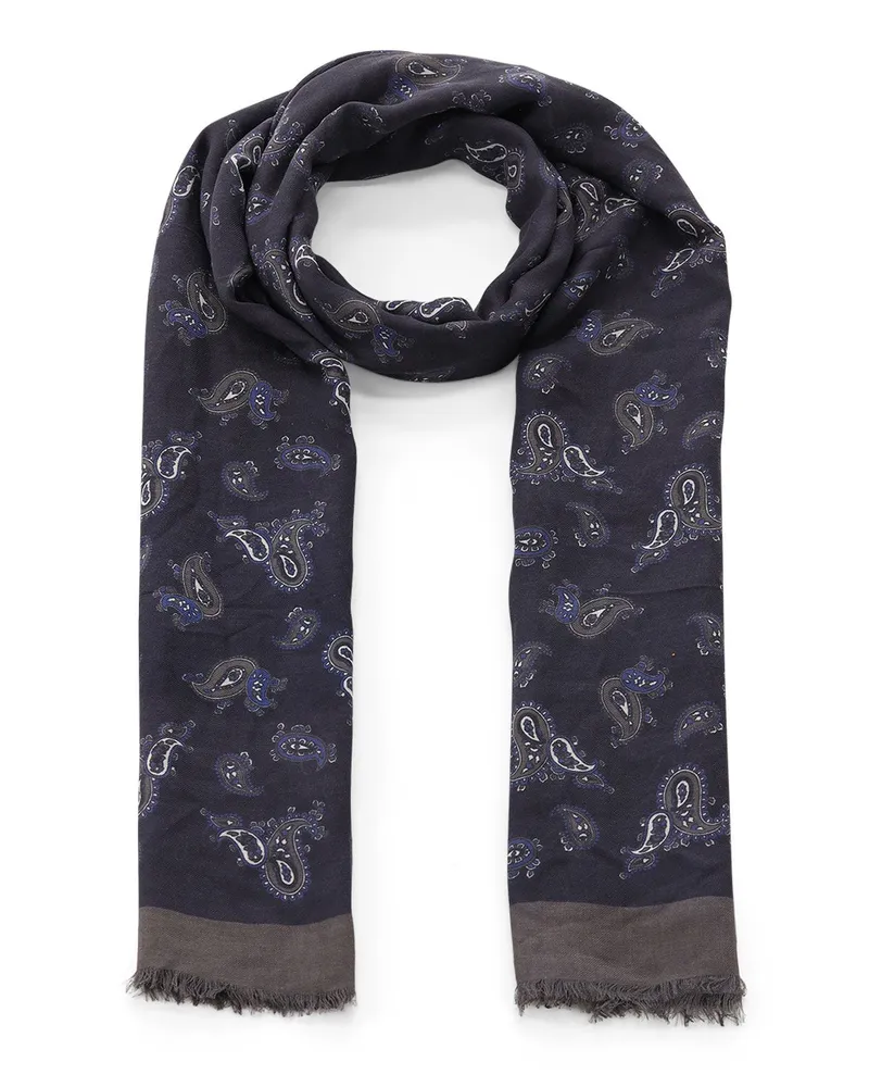 Altea Schal mit Paisley-Muster Anthrazit