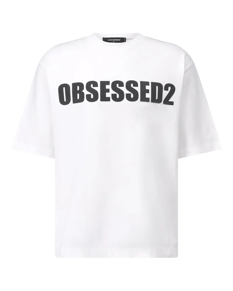 Dsquared2 T-Shirt mit Print Weiß