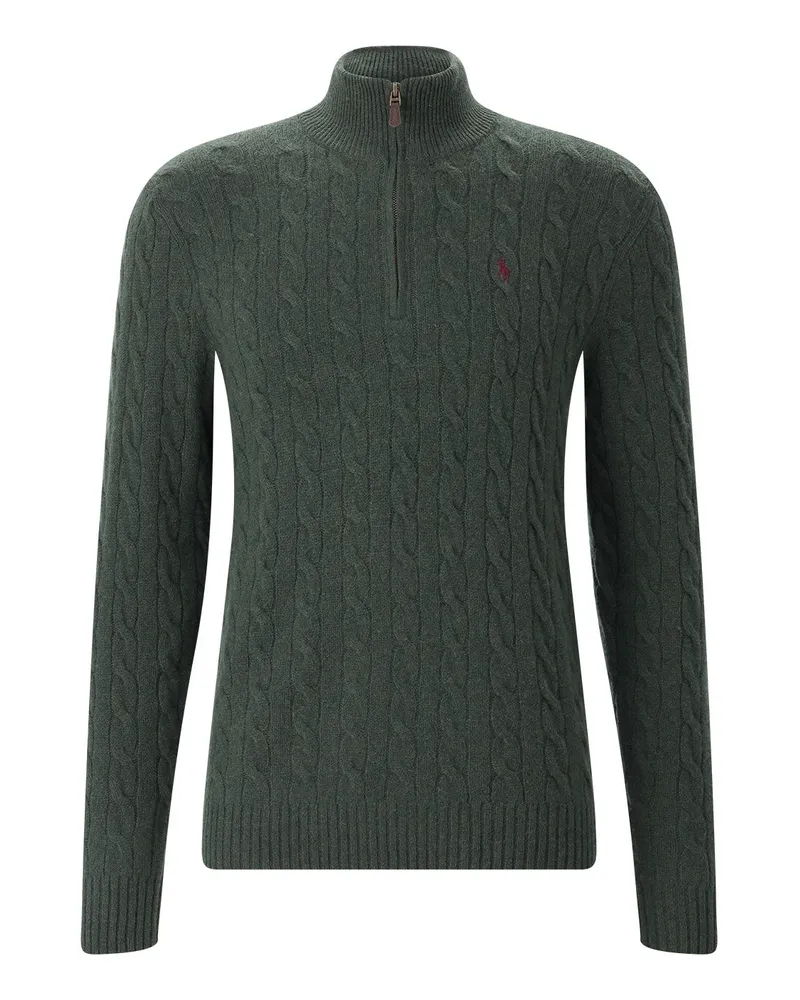 Ralph Lauren Troyer aus Wolle & Kaschmir Dunkelgrün