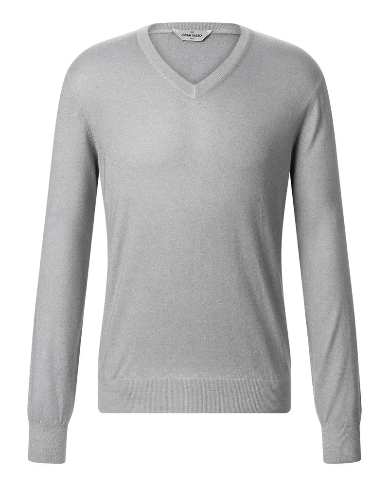 Gran Sasso Pullover aus Kaschmir Grau