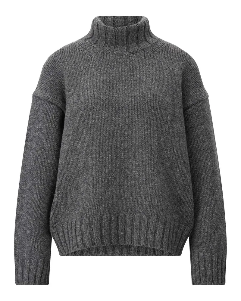 Closed Oversized Pullover Grau