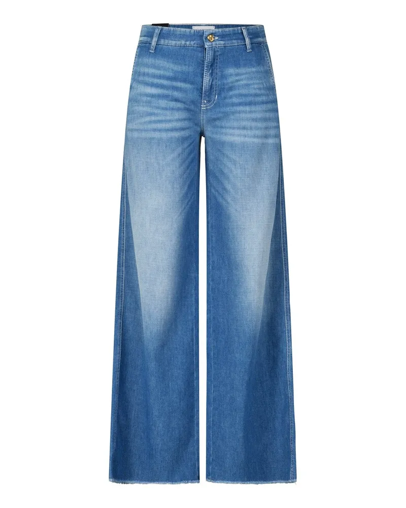 Cambio Wide-Leg Jeans Alek Blau
