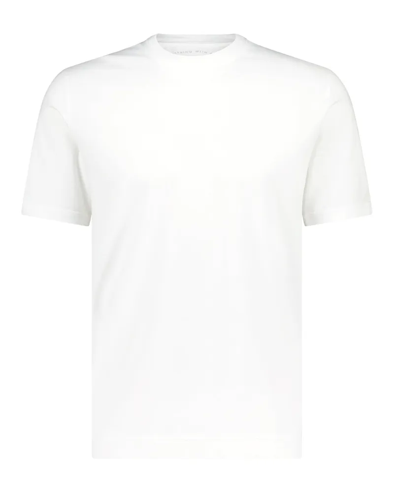 Fedeli T-Shirt aus Baumwolle Weiß