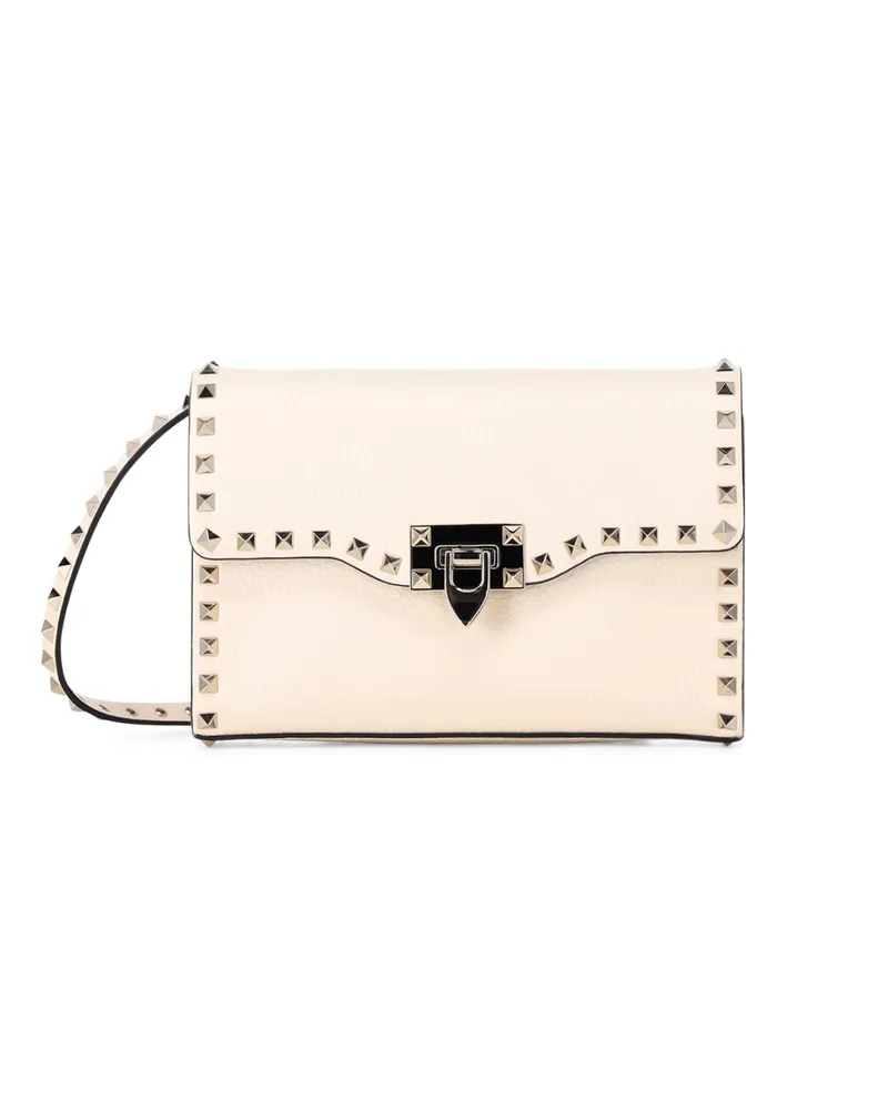 Valentino Garavani Tasche aus Leder Creme