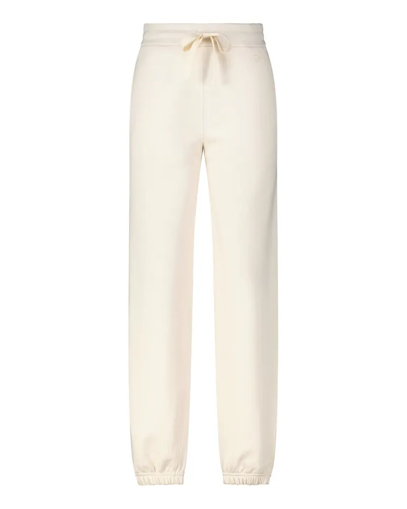 Jil Sander Sweatpants mit Logo-Stickerei Creme