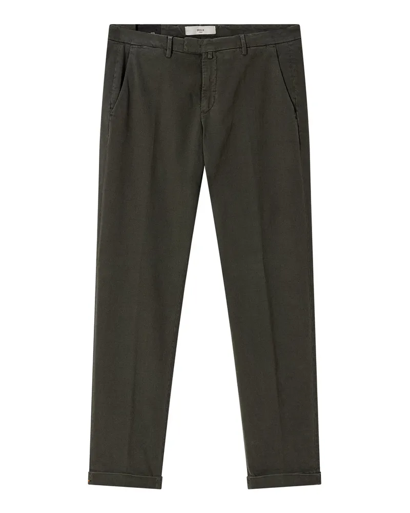 Briglia 1949 Stoffhose aus Baumwoll-Mix Dunkelgrün