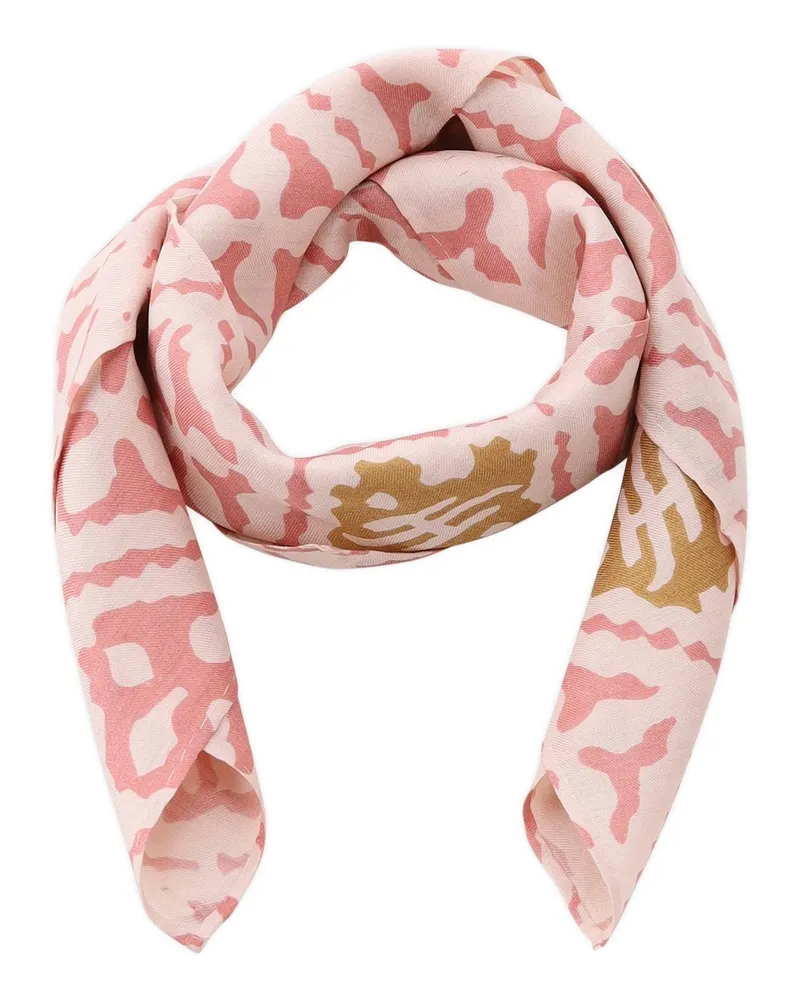 Friendly Hunting Tuch Midcube aus Seide Rosa