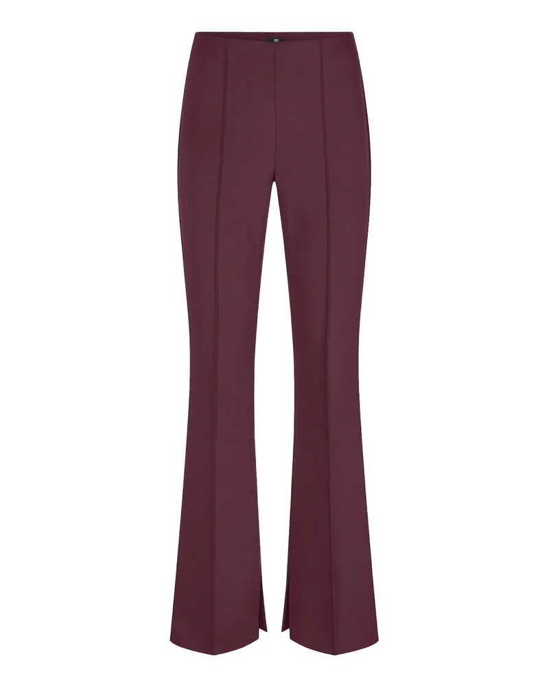 Riani Straight-Leg Stoffhose Dunkellila