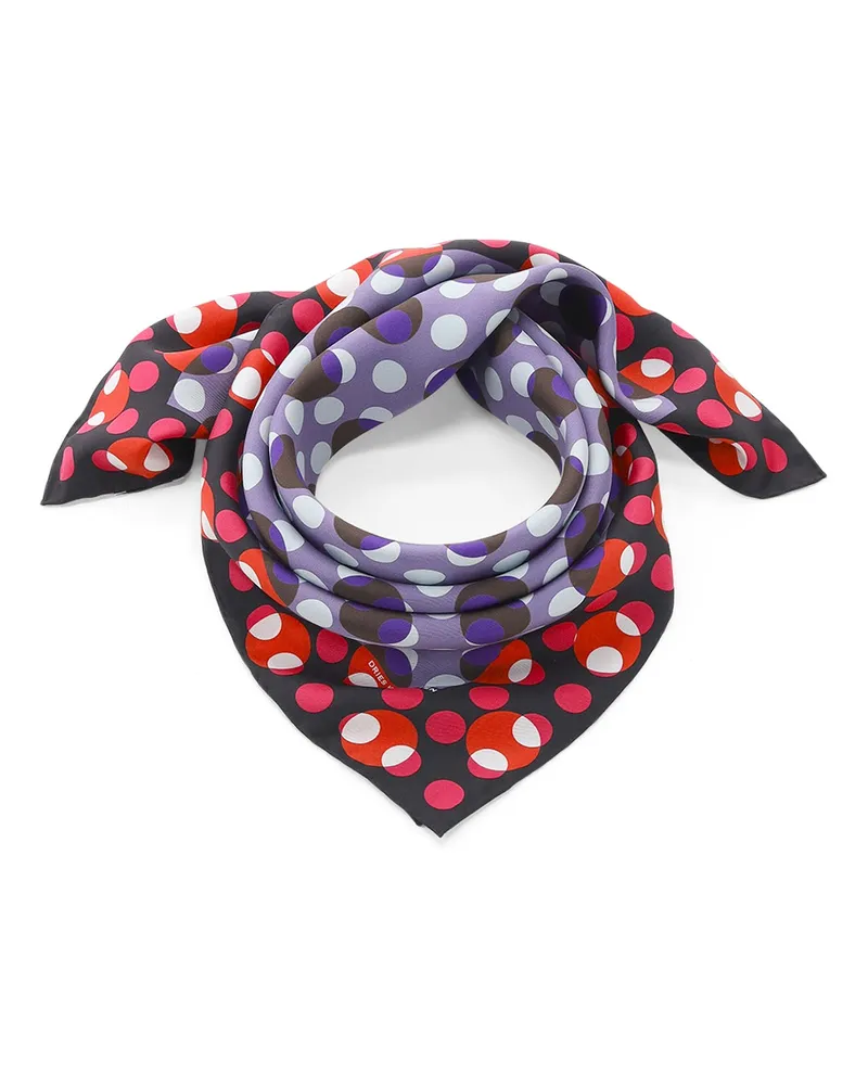 Dries van Noten Tuch aus Seide Blau