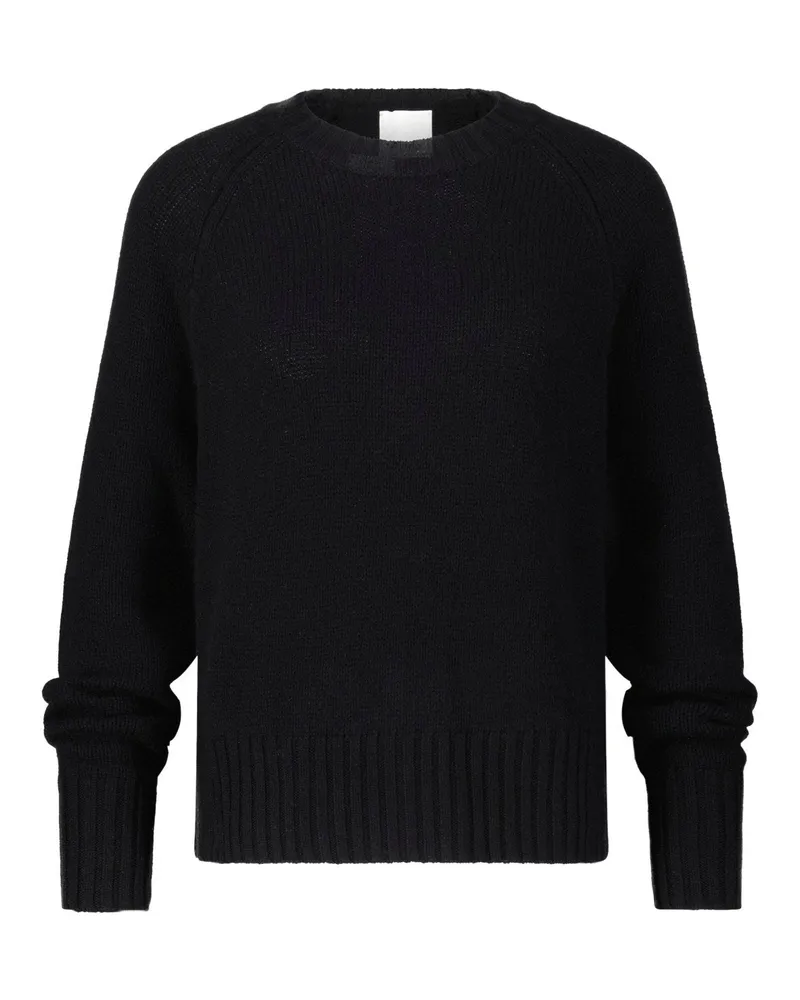 ALLUDE Strickpullover mit Kaschmir Schwarz