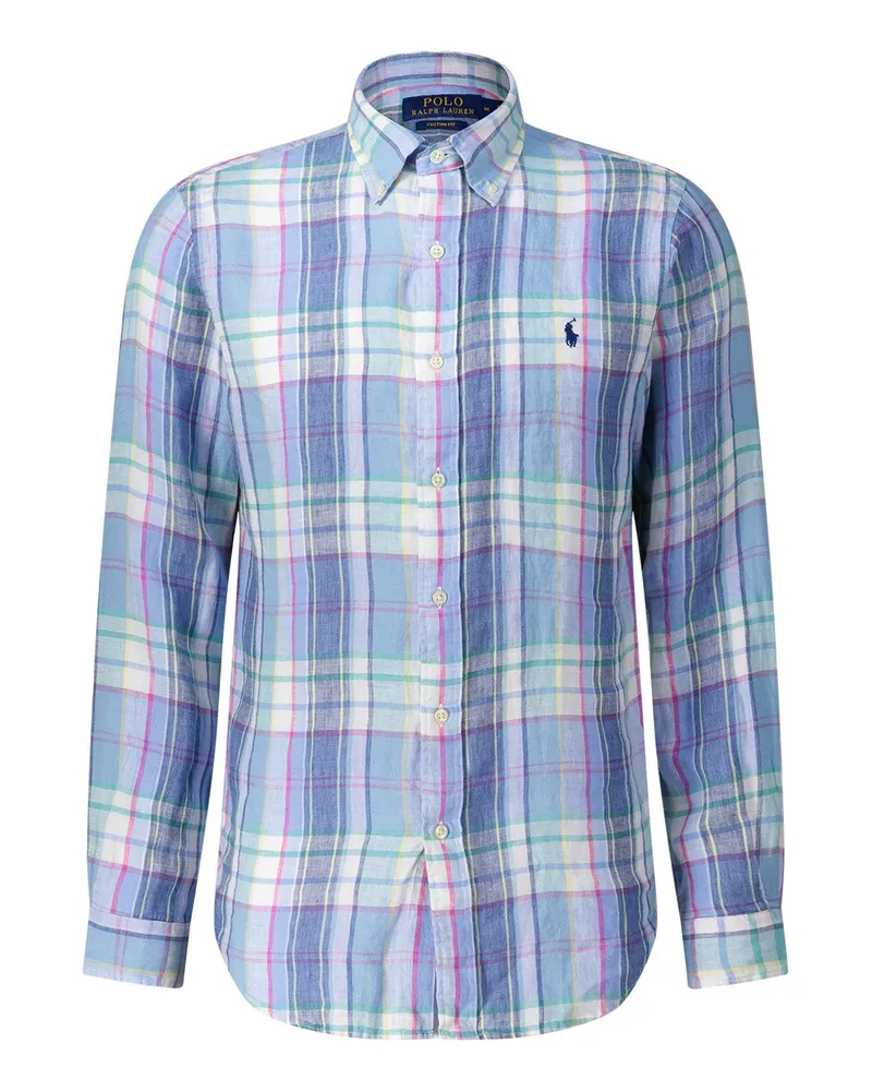 Ralph Lauren Kariertes Hemd aus Leinen Multicolor