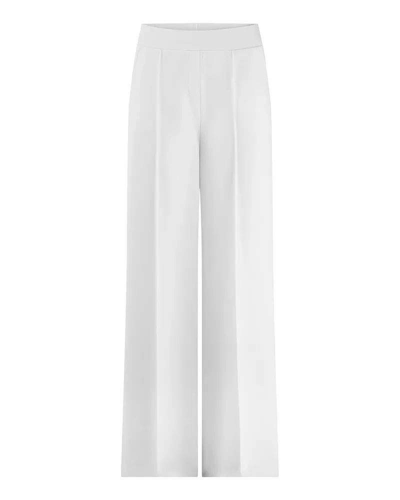 Riani Weite Stoffhose Weiß