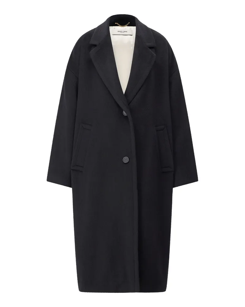 Golden Goose Oversize-Fit Mantel Schwarz