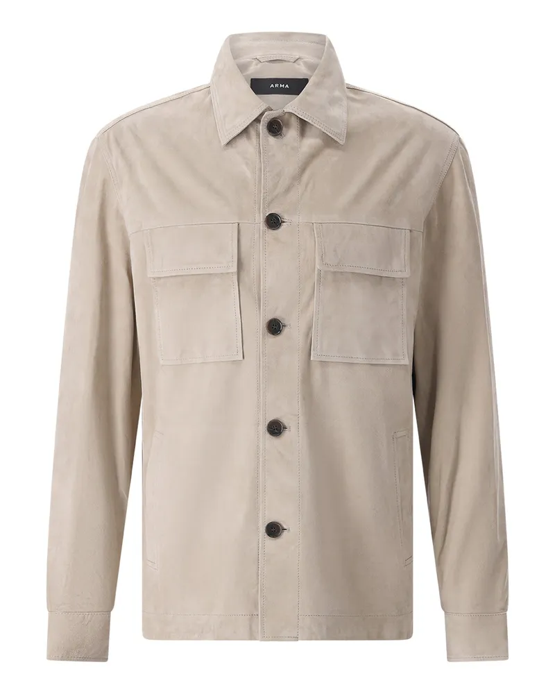 Arma Jacke Mex aus Veloursleder Rot