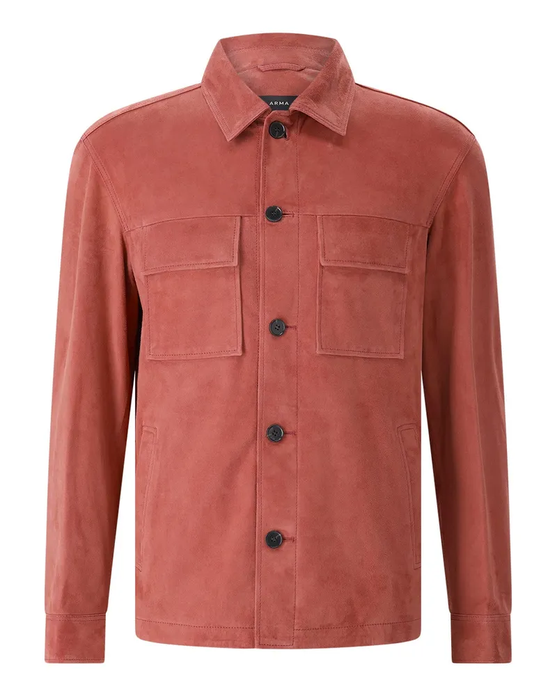 Arma Jacke Mex aus Veloursleder Rot