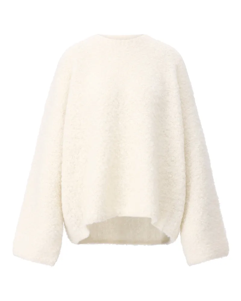 Totême Pullover aus Alpaka-Mix Weiß