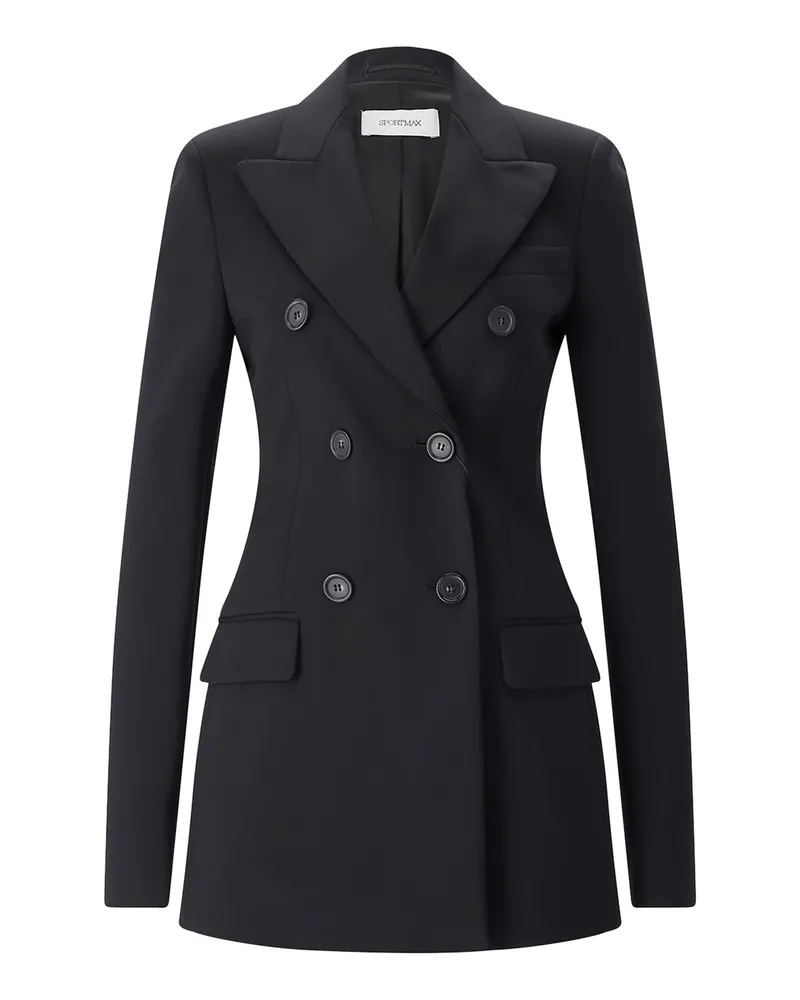 SPORTMAX Zweireihiger Blazer Arco Schwarz