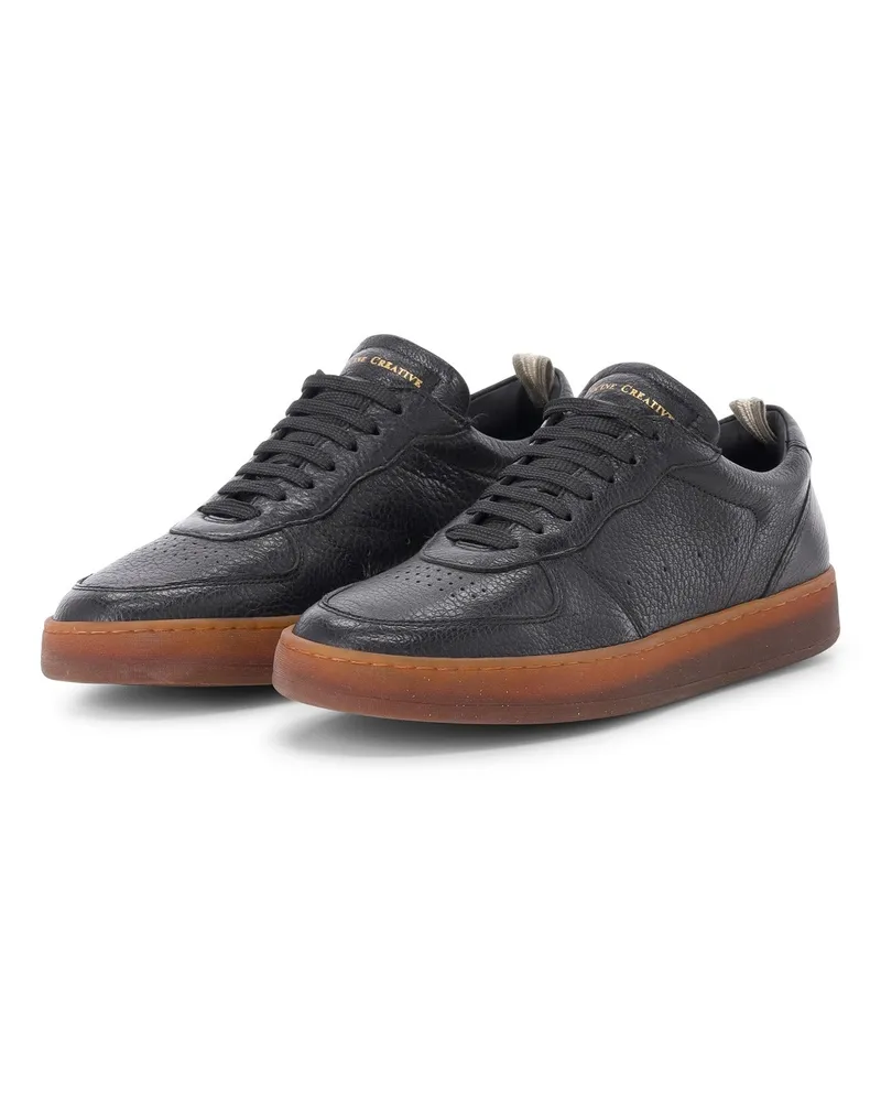 Officine Creative Italia Sneaker Asset aus Leder Schwarz