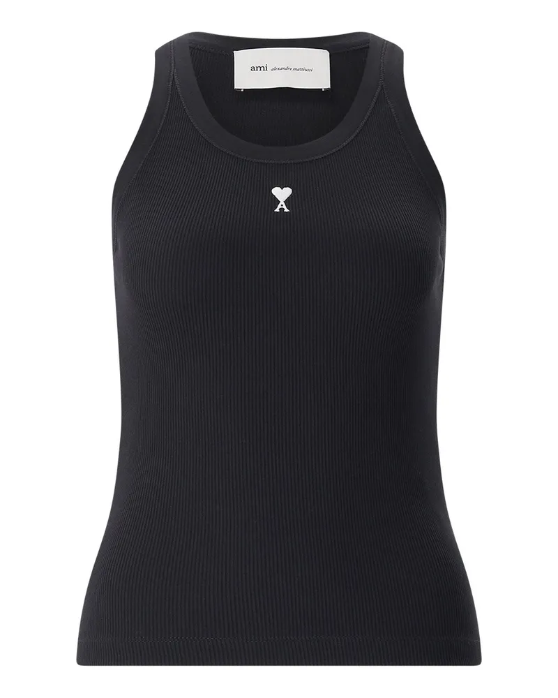 AMI Paris Top mit Logo Schwarz