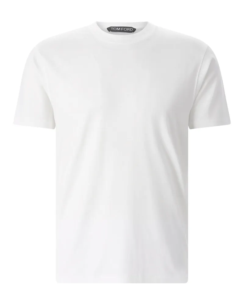 Tom Ford T-Shirt mit Rundhalsausschnitt Weiß
