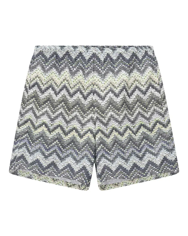 Missoni Badeshorts mit Muster Grün