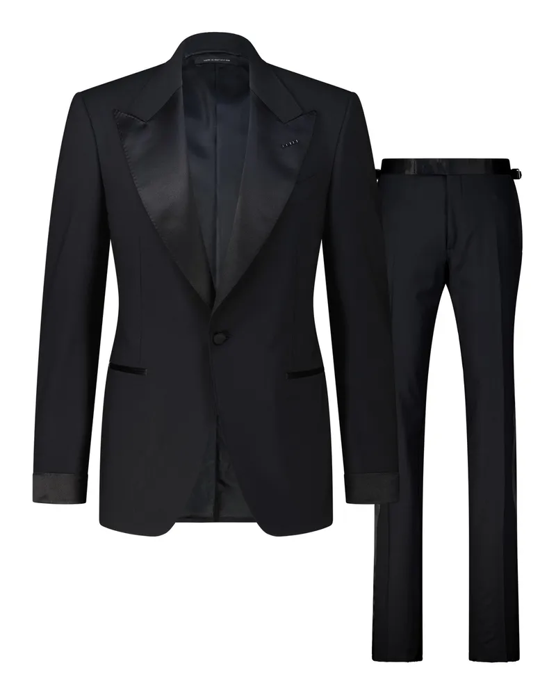 Tom Ford Smoking aus Wolle Schwarz